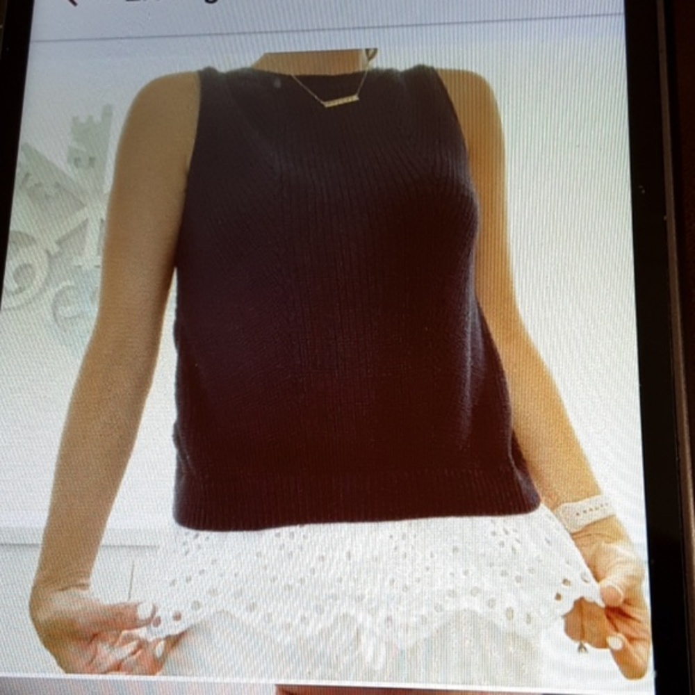 SWEATER SALE $18 LOFT SWEATER TANK S‎